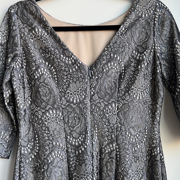 Eliza J Floral shift metallic dress - Picture 7 of 12